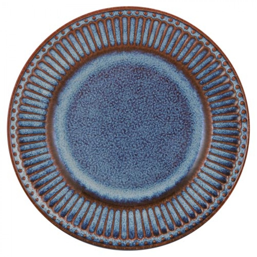 Десертная тарелка Alice oyster blue 17,5 см